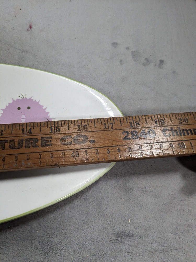 TAG THREE EASTER CHICKS Long Serving PLATE 18” Long