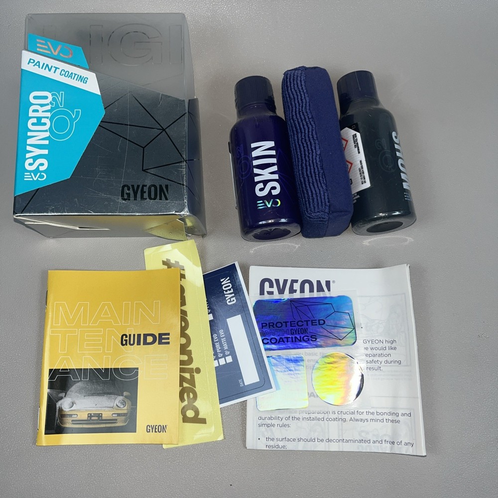 GYEON Q2 Syncro EVO 30ml | Two Layer Paint Coating Kit