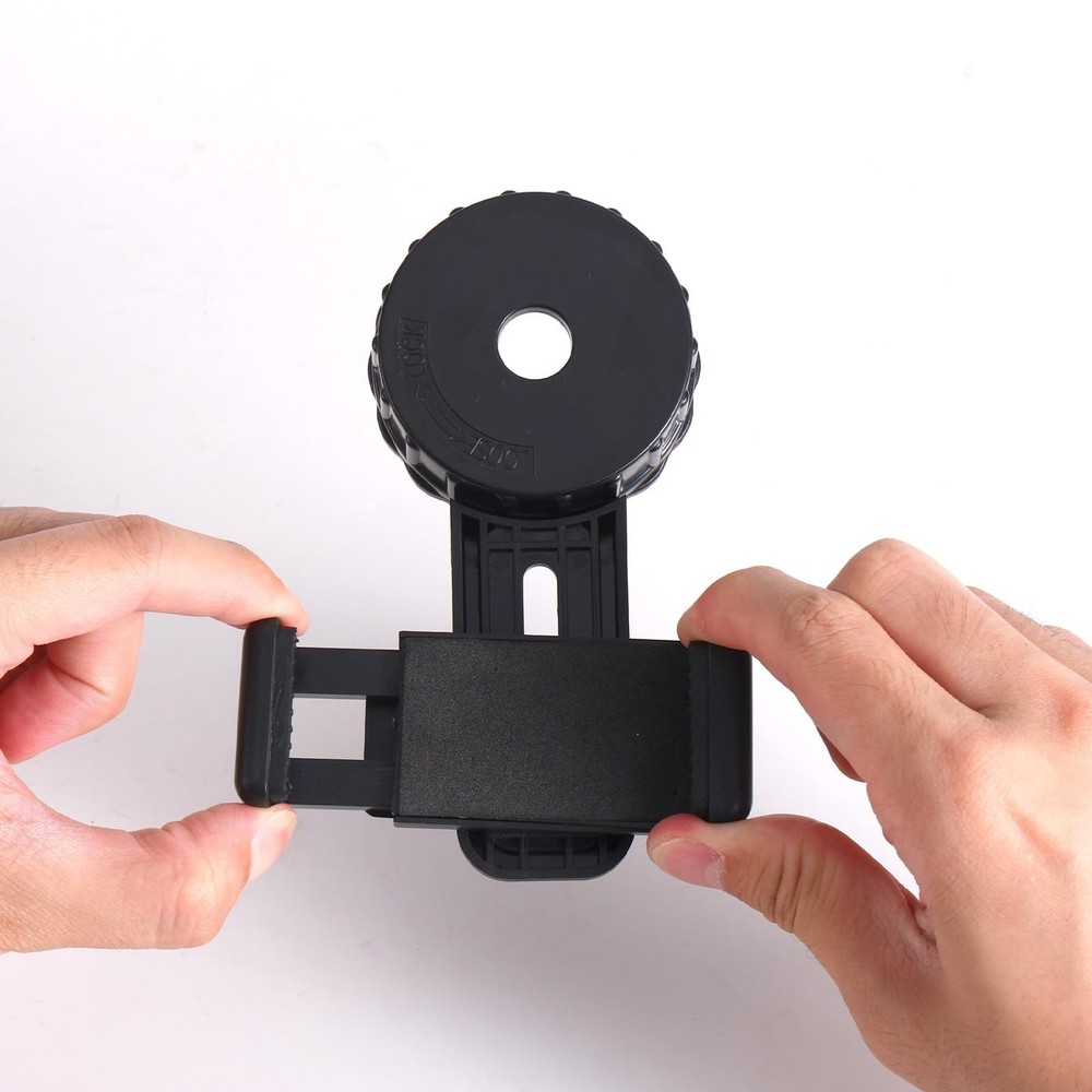 Universal Binocular Phone Adapter, 360°Rotatable Telescope Microscope Phone