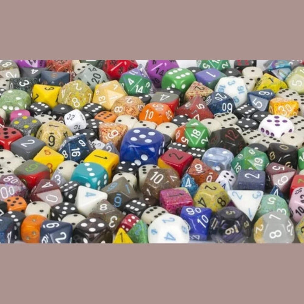 Pound of Dice - Chessex - Assorted Bag of Dice - DND Dice