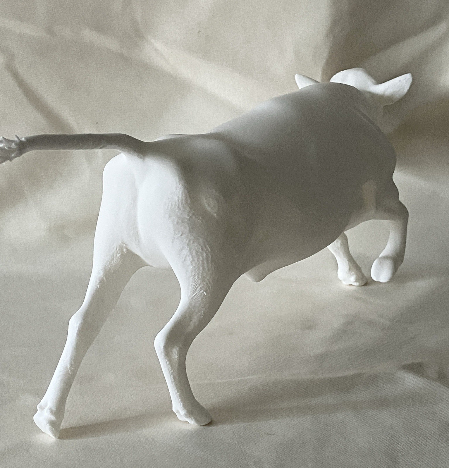 1:9 Unfinished Running Steer Cow 3d Print Traditional Breyer Model Horses Etc