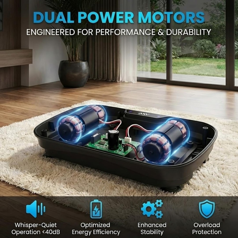 Vibration Plates - Vibration Plate Exercise Machine - Whole Body Workout Vibr...