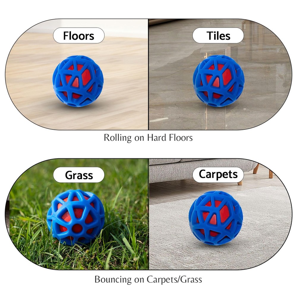 Interactive Dog Toys – Durable Automatic Bouncing & Vibrating Interactive Dog...