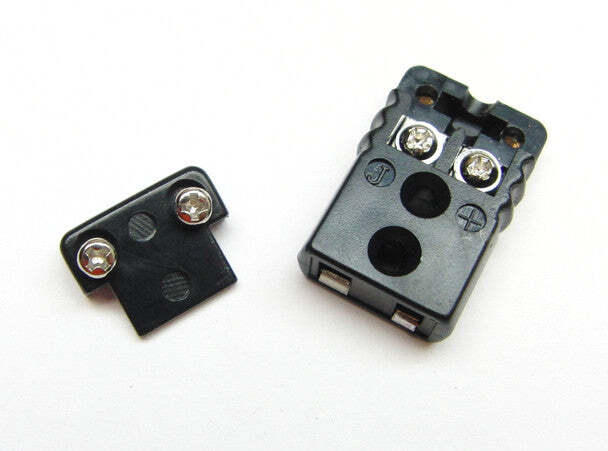 Connector, Type J, Black, Mini-Female