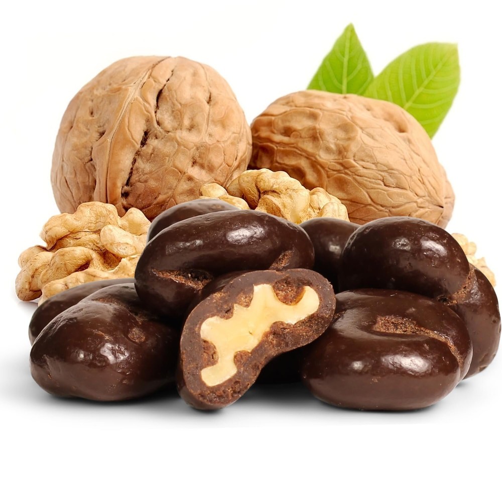 Dark Chocolate Covered Walnuts by It's Delish 2 Lbs