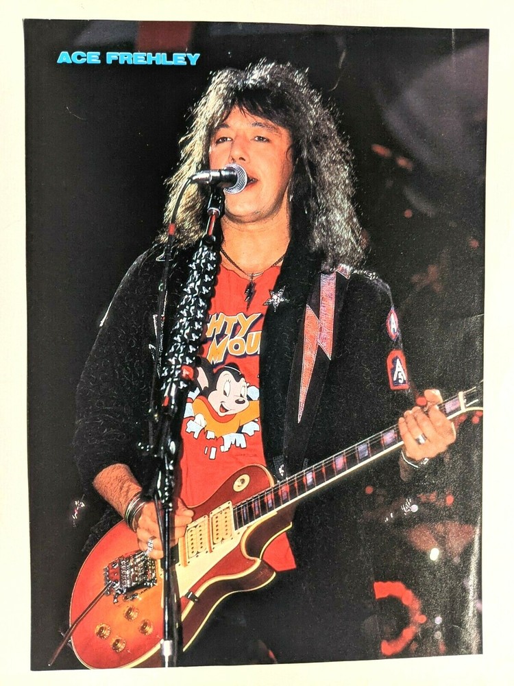 KISS / ACE FREHLEY / FREHLEYS COMET / MAGAZINE FULL PAGE PINUP CLIPPING (14)