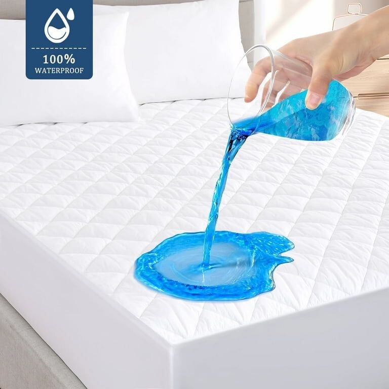 Extra Deep Quilted Waterproof Mattress Matress Protector Bed Cover Fitted Sheet