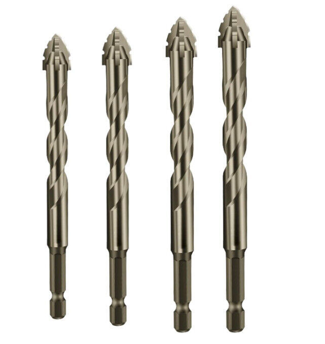 New Four-Flute Sawtooth Eccentric Drill Bit, Cozy Hoome Efficient Drill Bits US