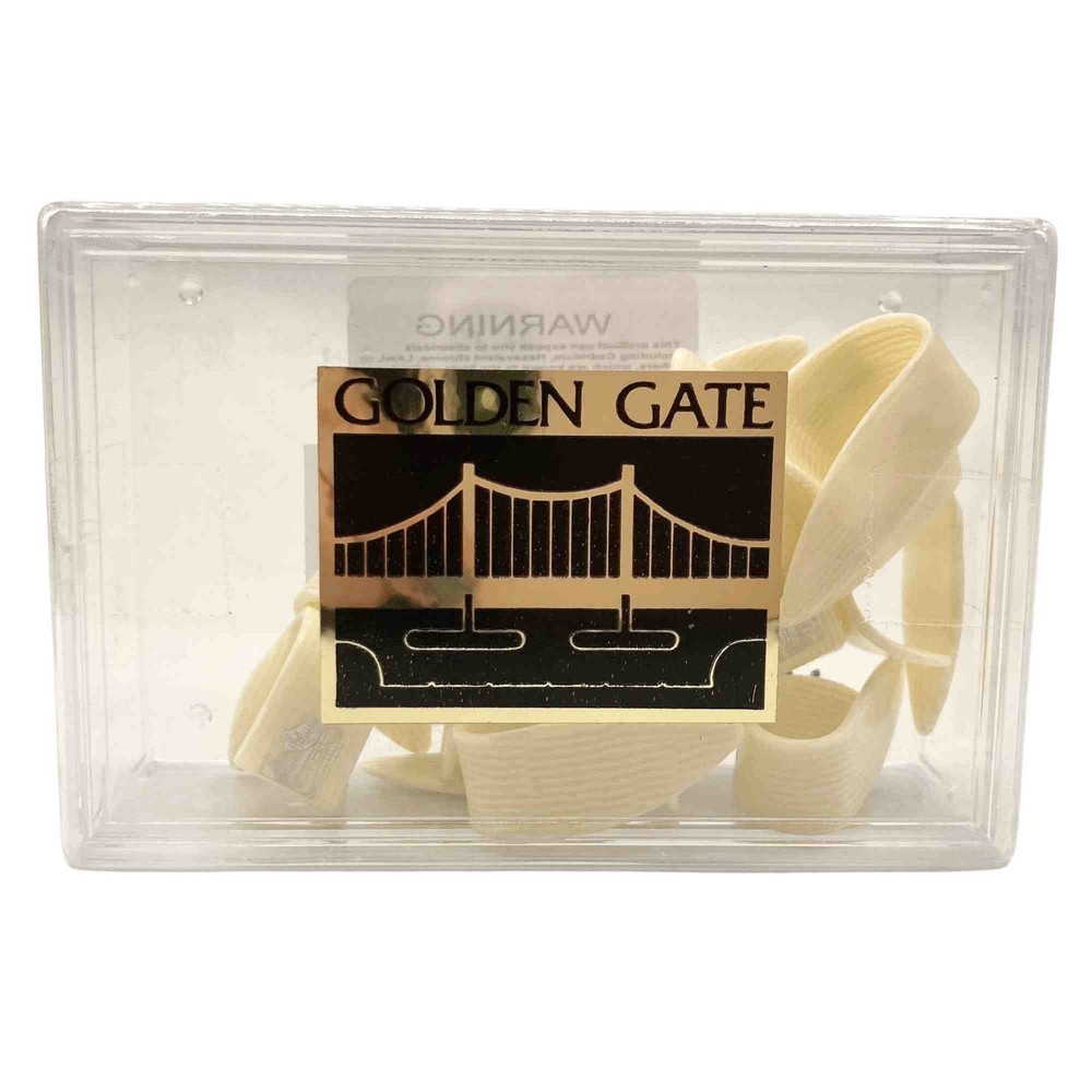 Golden Gate Ivoroid Medium Thumb Picks - 12 Pack