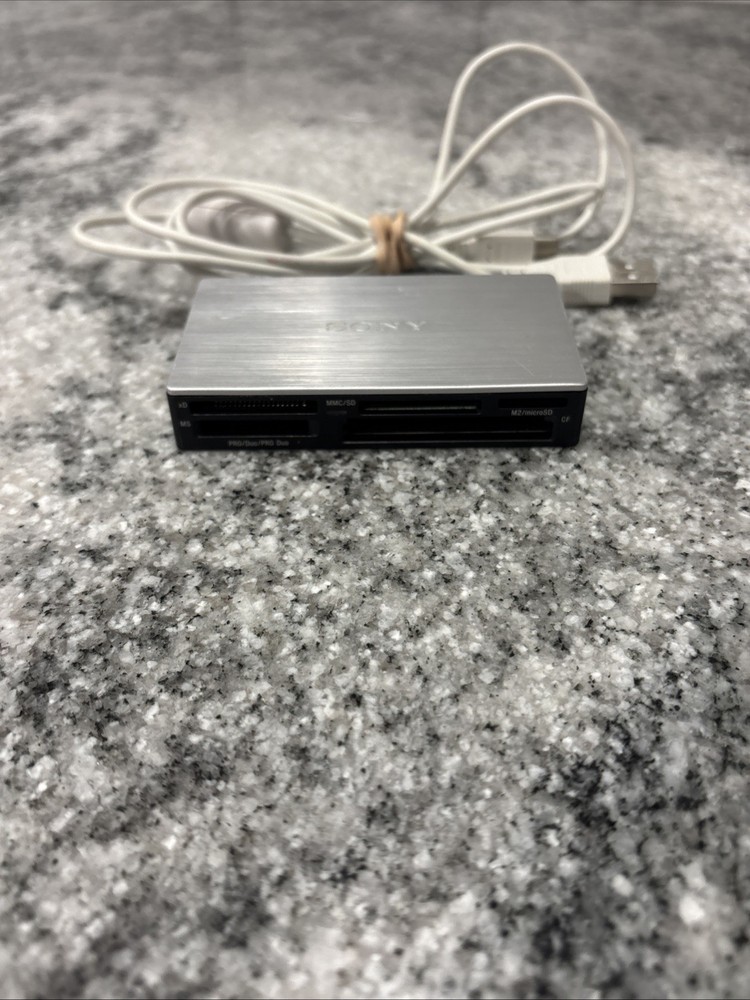Sony USB External Multi-Format Card Reader/Writer MRW-EA7 - WORKS - TESTED