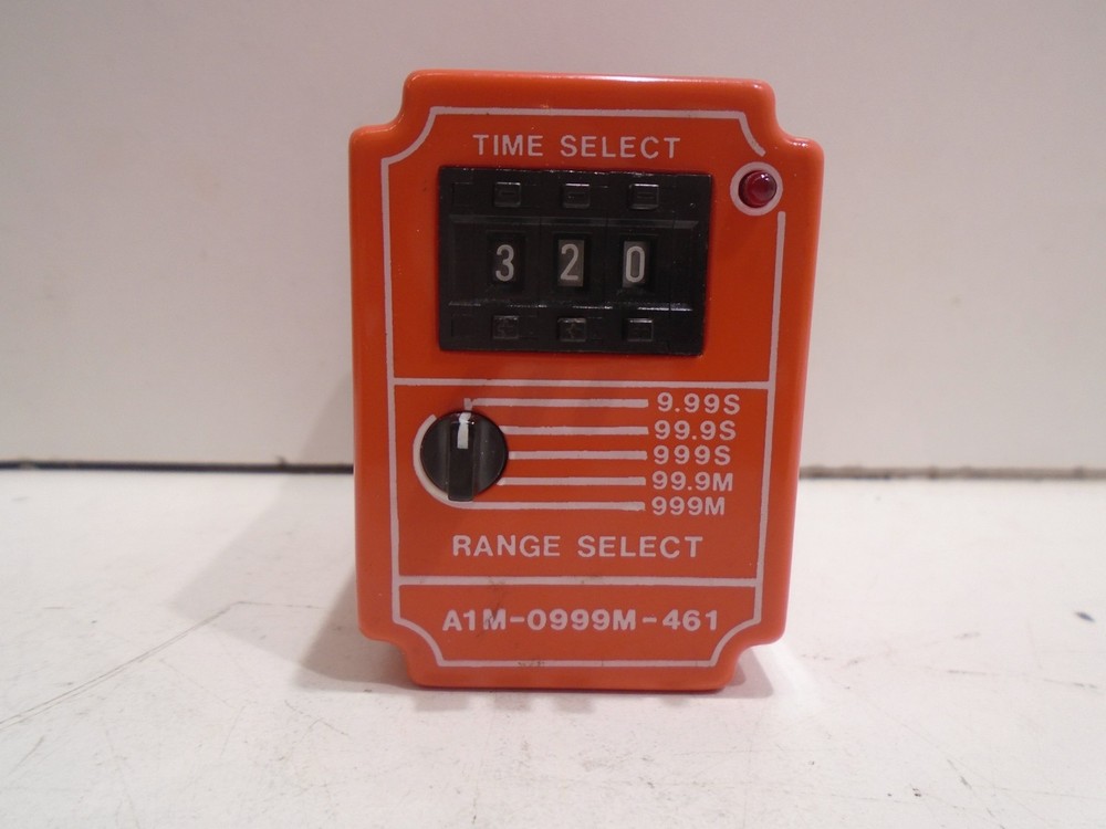 NCC A1M-0999M-461 MULTIPLE RANGE TIMER 120VAC 8-PIN 10A