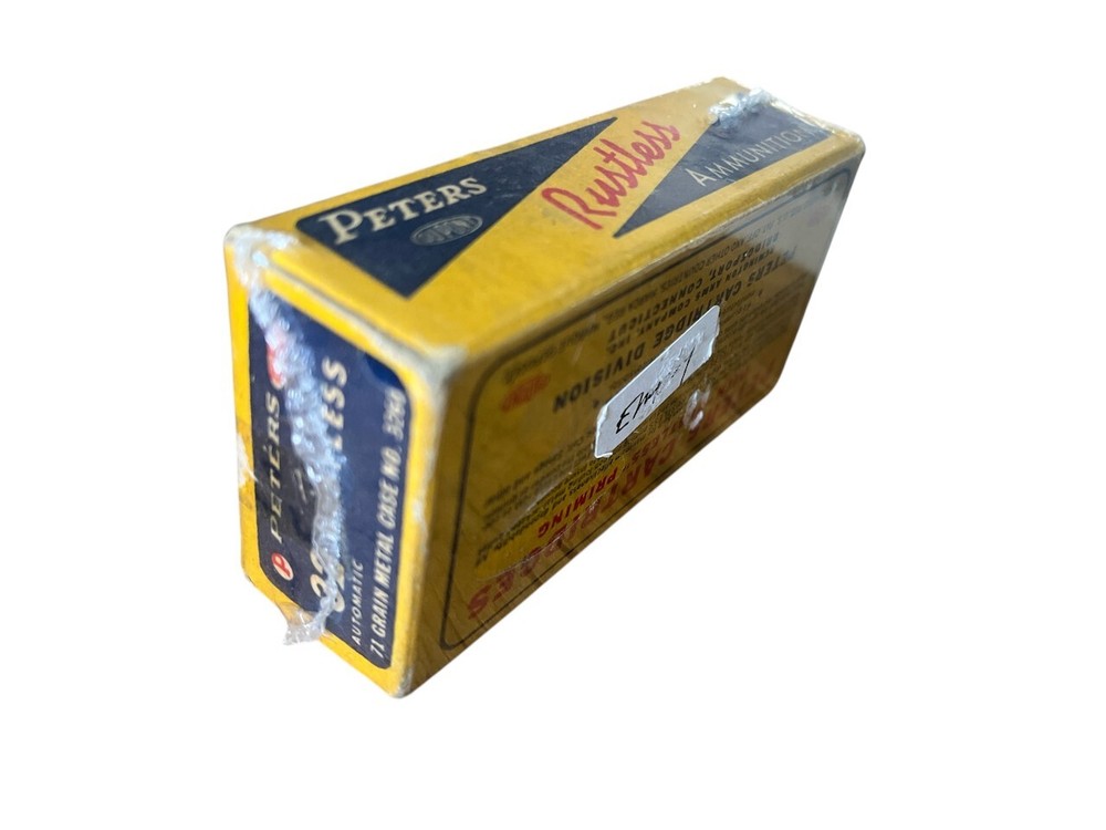 Empty Ammo Box - Vintage Peters Rustless 32 Automatic