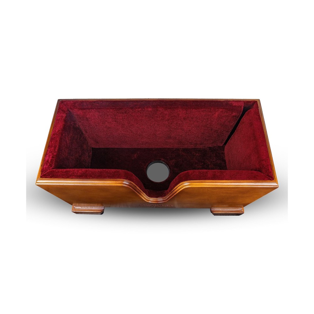 Mahogany-tone Cello Box Stand