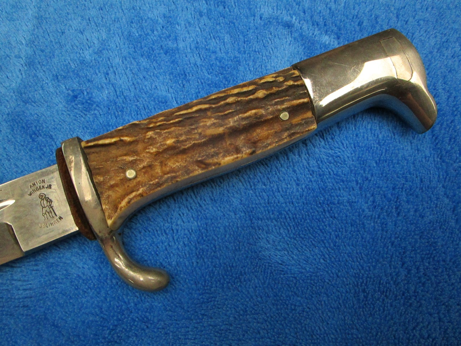 ORIGINAL WW2 GERMAN NCO DRESS BAYONET AND SCABBARD MAKER A.WINGEN SOLINGEN