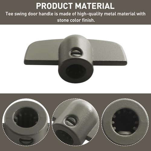 3/8" Window Crank Handle Replacement for Operator, Butterfly Wing Nut T