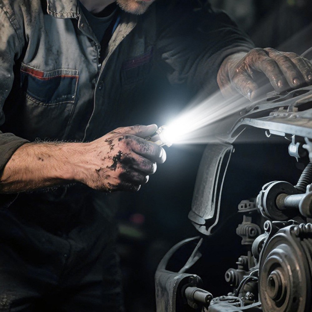 Lightweight Waterproof Mini Flashlight Keychain with Six Lighting Modes