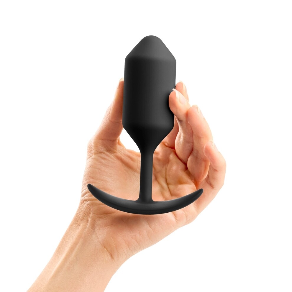 B VIBE SNUG PLUG 3 WEIGHTED ANAL BUTT PLUG