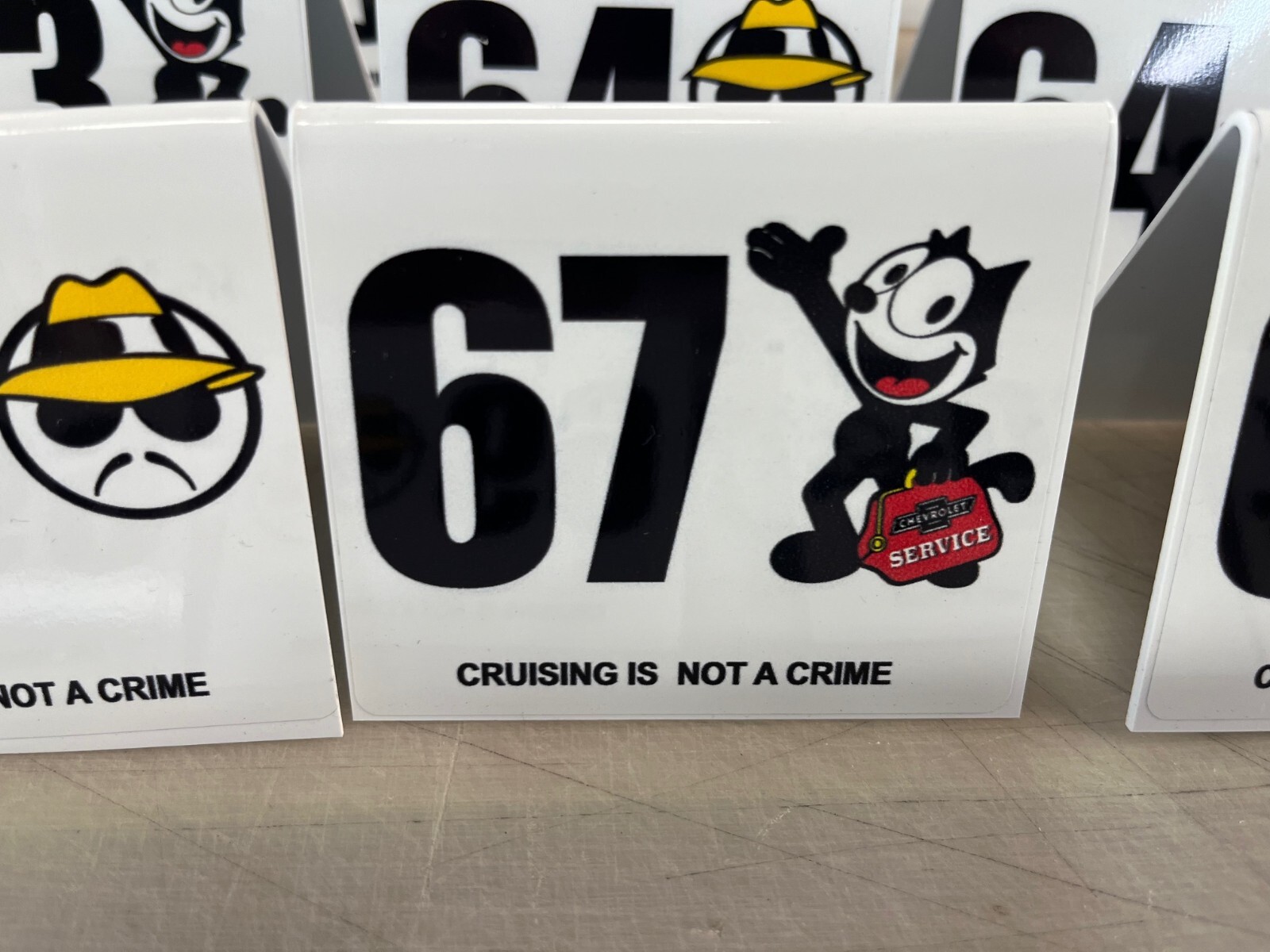 custom Carls Jr Table table Number any number chevy ,vw,jdm, c10 showcar