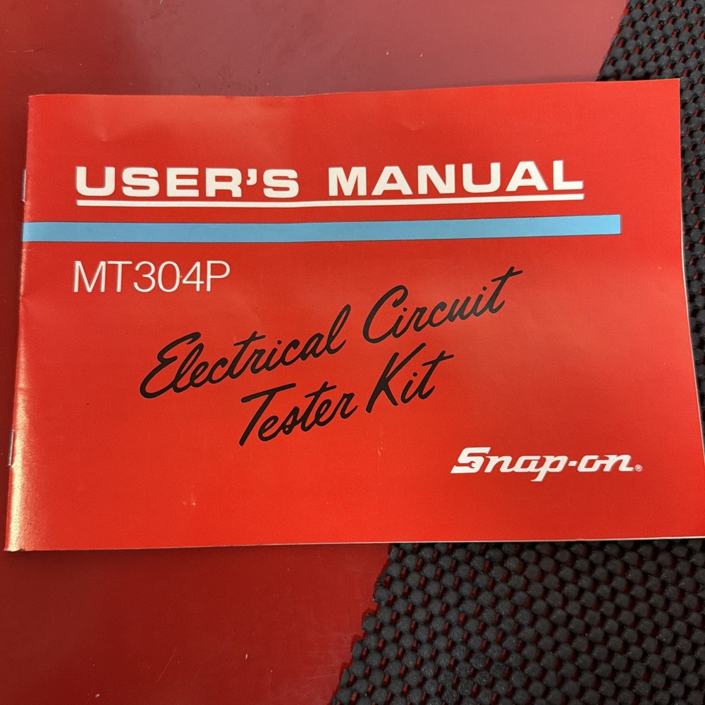 Snap On Tools Electrical Circuit Tester Kit Continuity Plus Tester MT270 READ!
