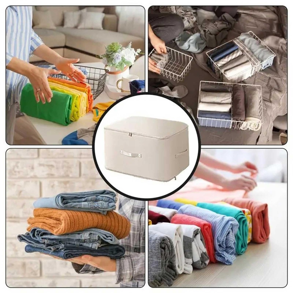 2PCS Ultra Space Saving Self Compression Organizer,Dustproof And Moisture-Pro...