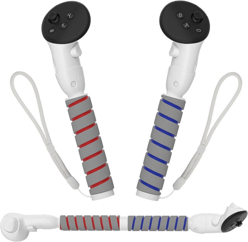 Handles Extension Grips for Quest 3/Quest 3S Controller Accessories, VR Handle