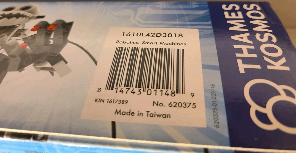 NEW SEALED Robotics Smart Machine Experiment Kit Thames & Kosmos Construct Robot