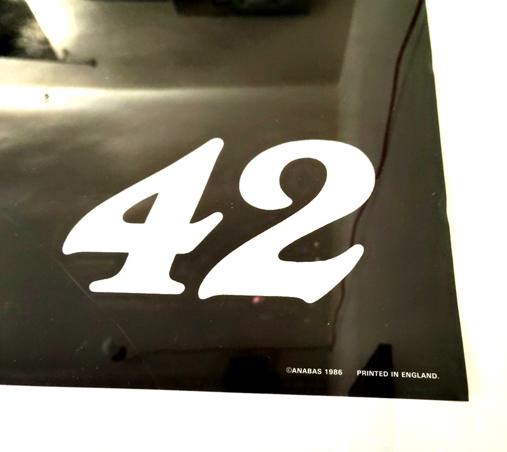 Level 42 1986 Poster 24.5x35" Rolled Anabas England NM Vintage Pop Music