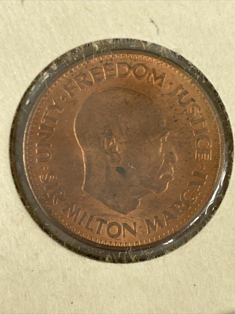Old Sierra Leone Coin - 1964 Half Cent T337