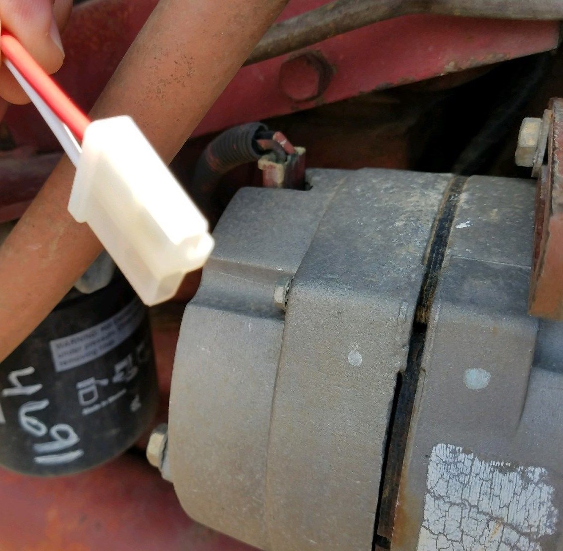 Pigtail for GM Chevy Pontiac Olds 2 Wire Delco Alternator - Internal Regulator