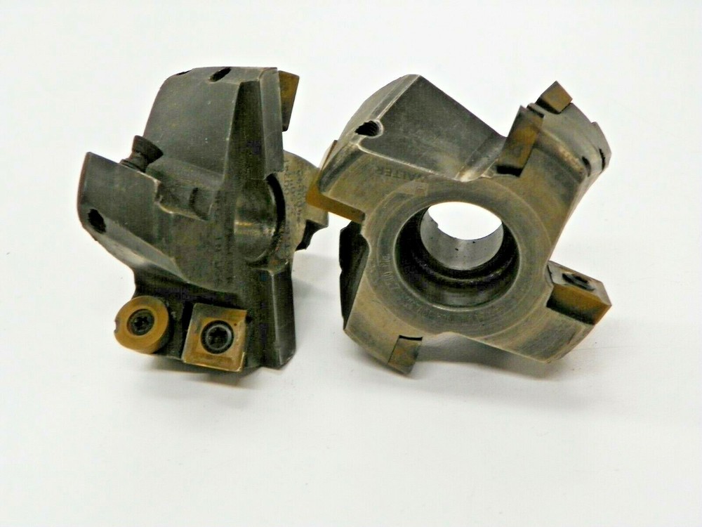 2 PIECES. WALTER 2.50" MILLING CUTTER FRONT PIECE D300