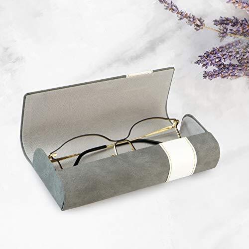 Eyeglass Case Hard Shell, Portable Sunglass Case, One Size B_641_gray