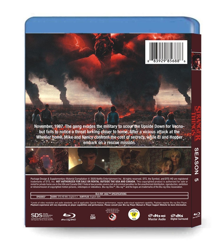Stranger Things Season 5‎ (2025):2-Disc New Box Set Sealed Fast Delivery