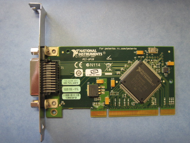 National Instruments PCI-GPIB Interface Adapter Card 188513B/D/E/F-01L