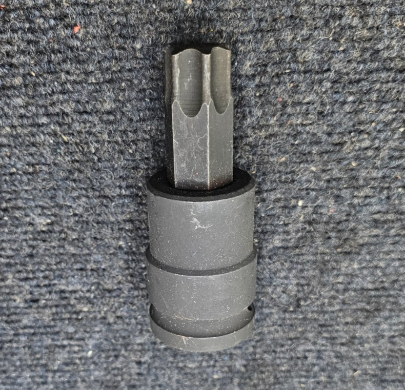 Genius Tools 619+: 3/4" Dr. 3/4" Hex Bit Socket, 80mmL (CR-Mo)