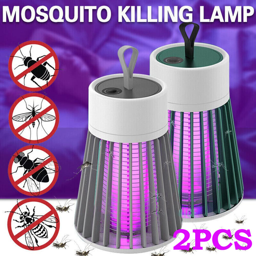 USB Rechargeable Bug Zapper- LED Mosquito Killer Trap for Effective Pest Control
