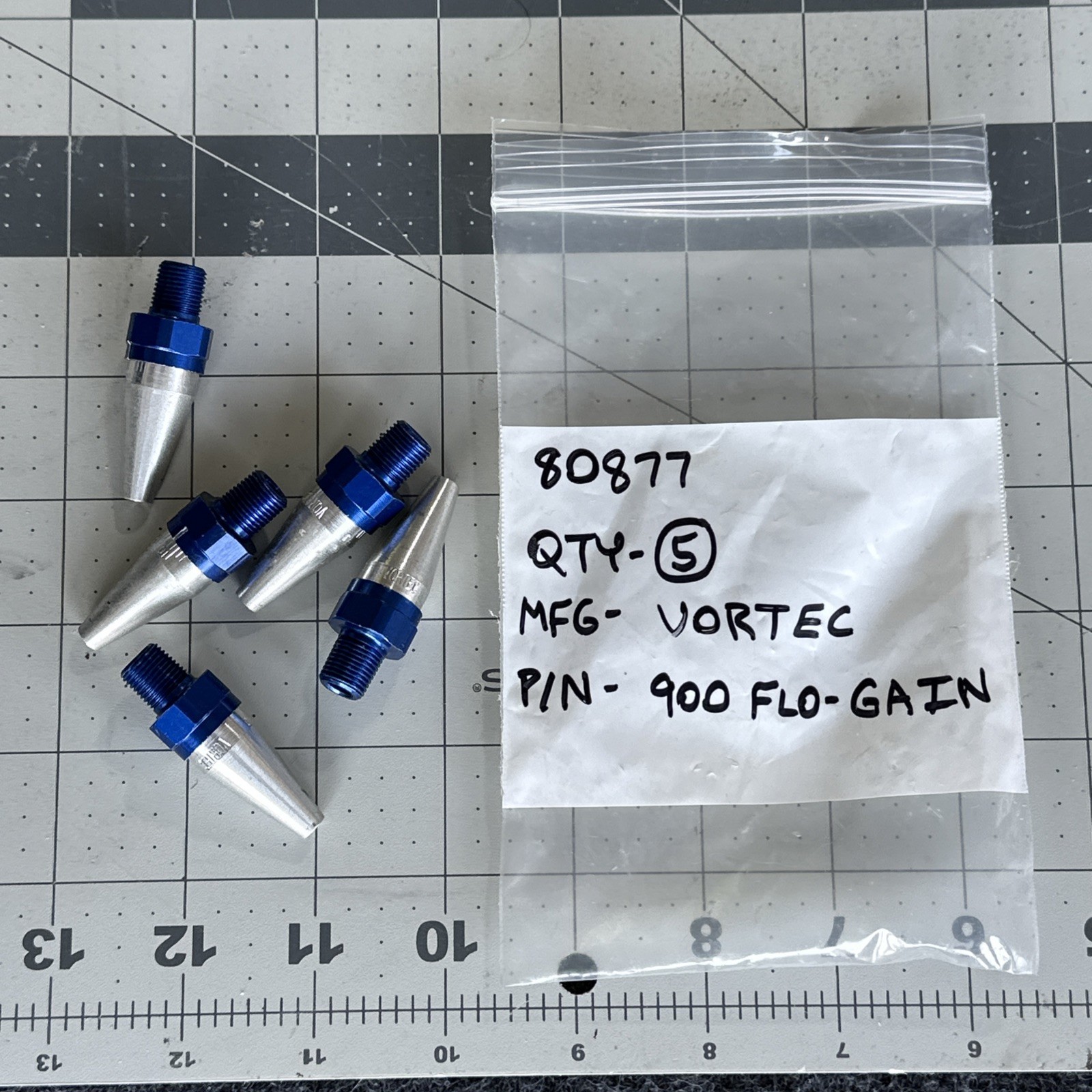 ITW VORTEC 900 FLO-GAIN Adjustable NOZZLE Qty: 5 Units New