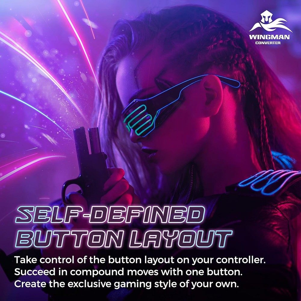 Brook Wingman XE2 Wireless Controller Adapter for PlayStation, Switch and PC