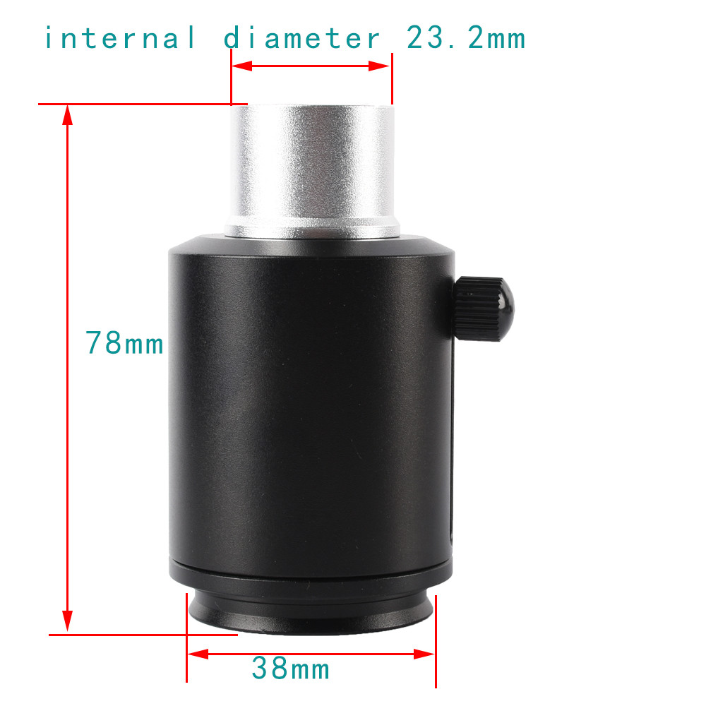 KOPPACE Trinocular Microscope Lens Interface 23.2mm C-mount Electronic Eyepiece