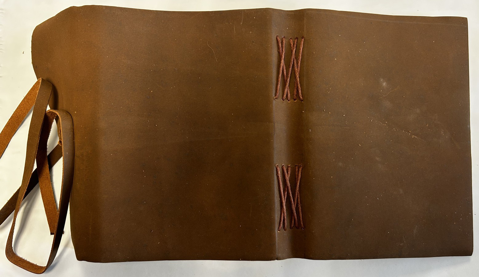 Handmade Genuine Leather Bound Journal Notebook Plain Matt Paper 110 Pages NEW