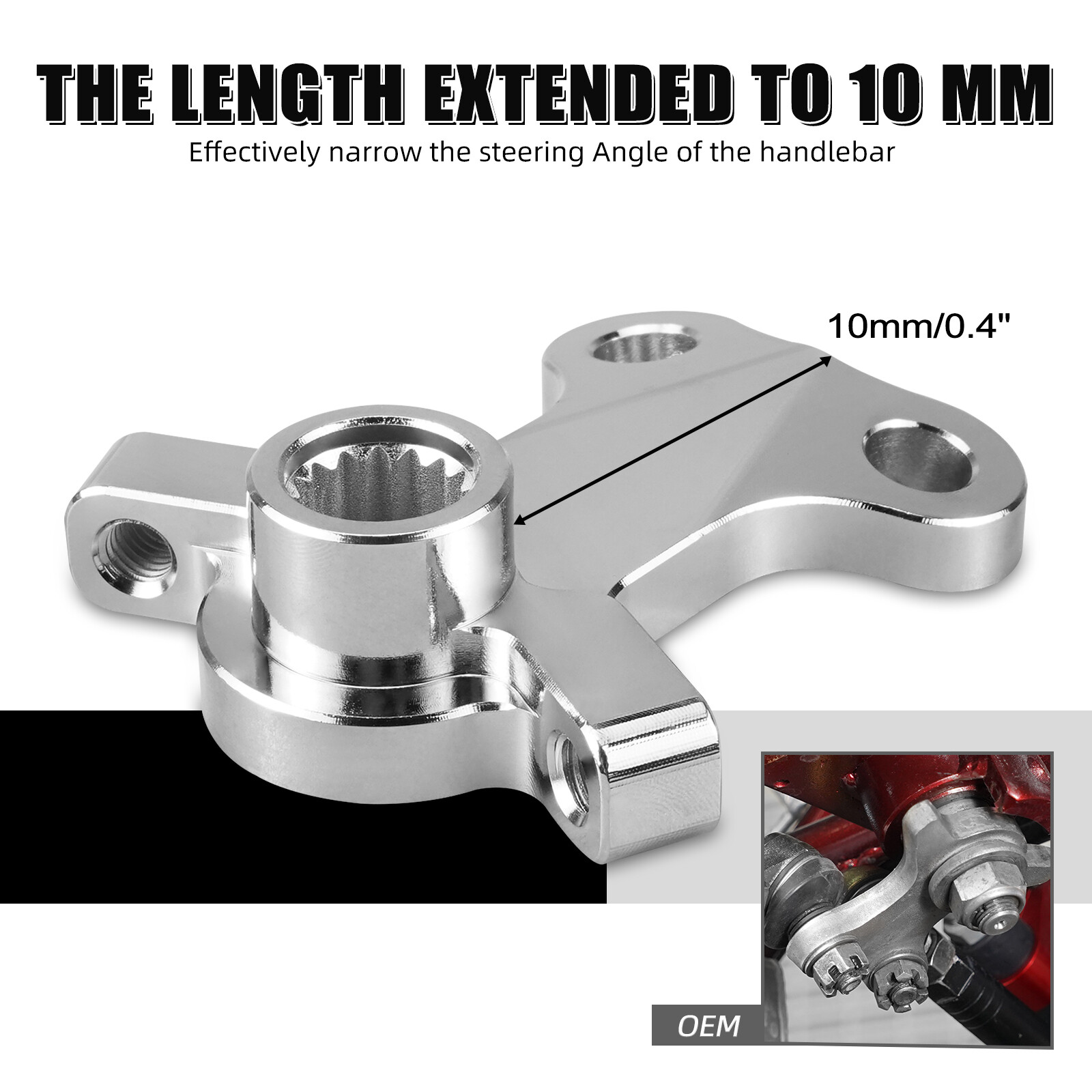 40CrMo Alloy Steel Steering Stem Pitman Arm For Yamaha Raptor 700 700R 2013-2024