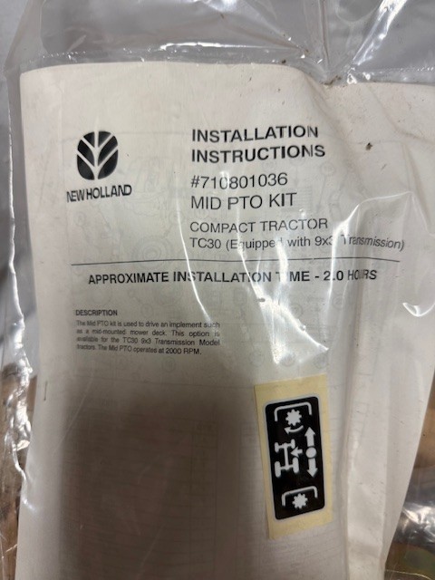 Mid PTO kit New Holland