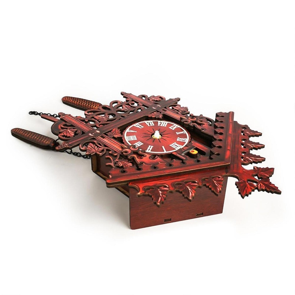 Wall Mounted Cuckoo Clock Lightweight for Kitchen Dining Room Multifunctional