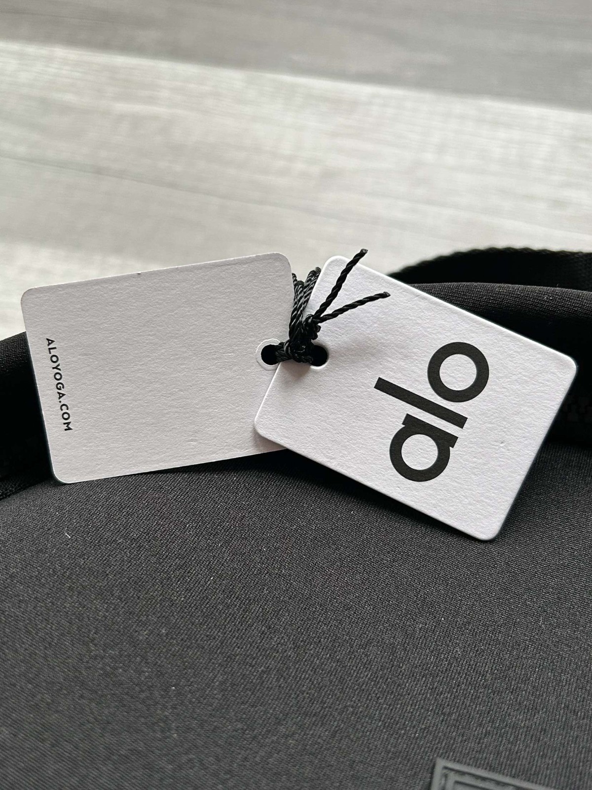 Alo Yoga Stow Backpack Black Neoprene with Detachable Pouch 17.6L