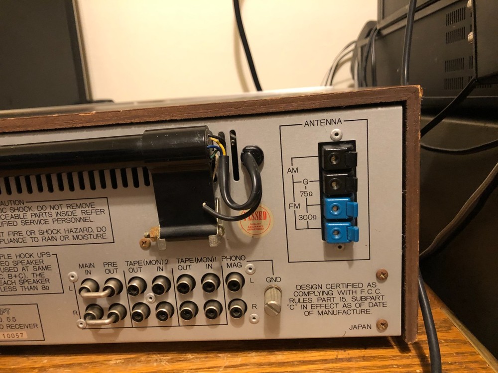 Working Concept 5.5 Receiver / Pacific Stereo w/ Phono Input