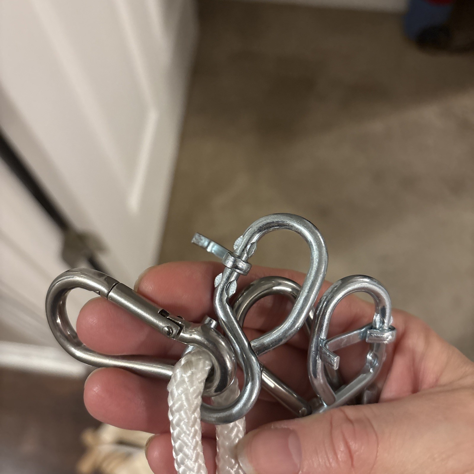 BBkids Baby Canvas Hammock Hanging Wooden Swing for Toddlers 6 Mo 3 Yrs