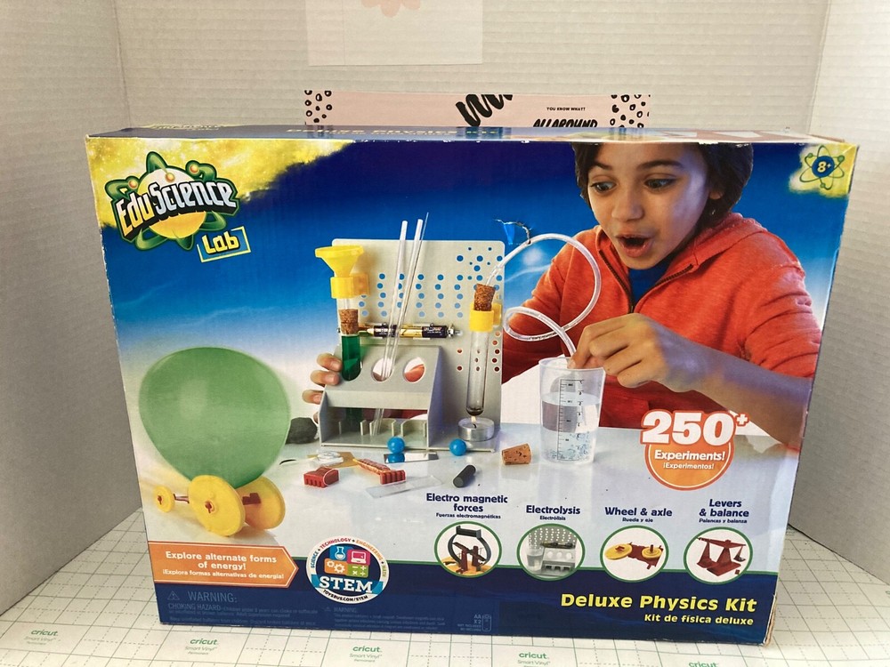 EduScience Lab Deluxe Physics Kit Science STEM New Sealed 8+yes 250+ Experiments