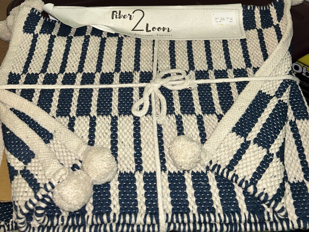 Fiber 2 Loom Handcrafted Artistical Textiles #32 Tote