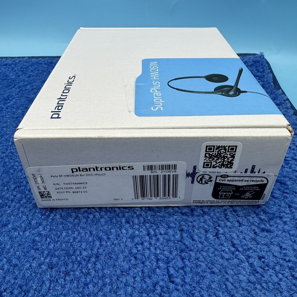 Poly SupraPlus H261N Headset 7S444AA