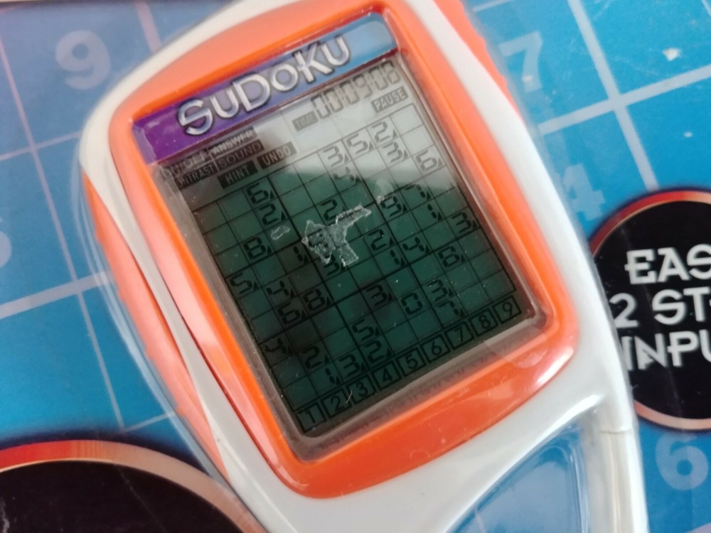 SudokuHand Held Logic Puzzle Electronic Video Game Touch Screen BASIC FUN #1375