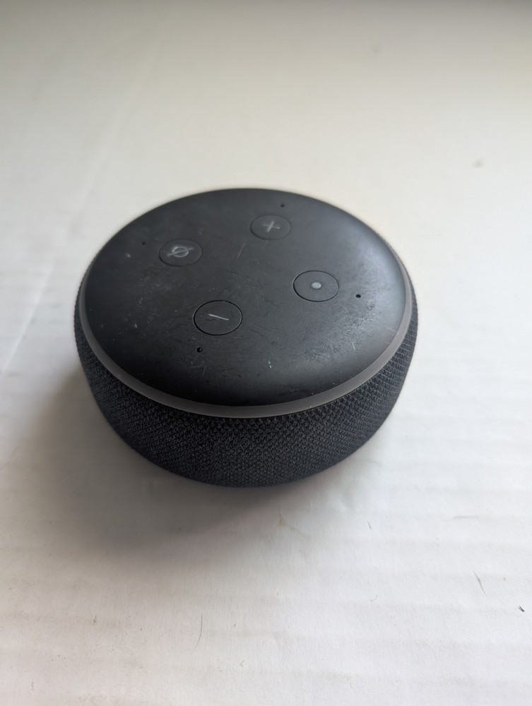 Amazon Echo Dot 3rd Generation C78MP8 Smart Speaker BLACK No Power Cord Tested